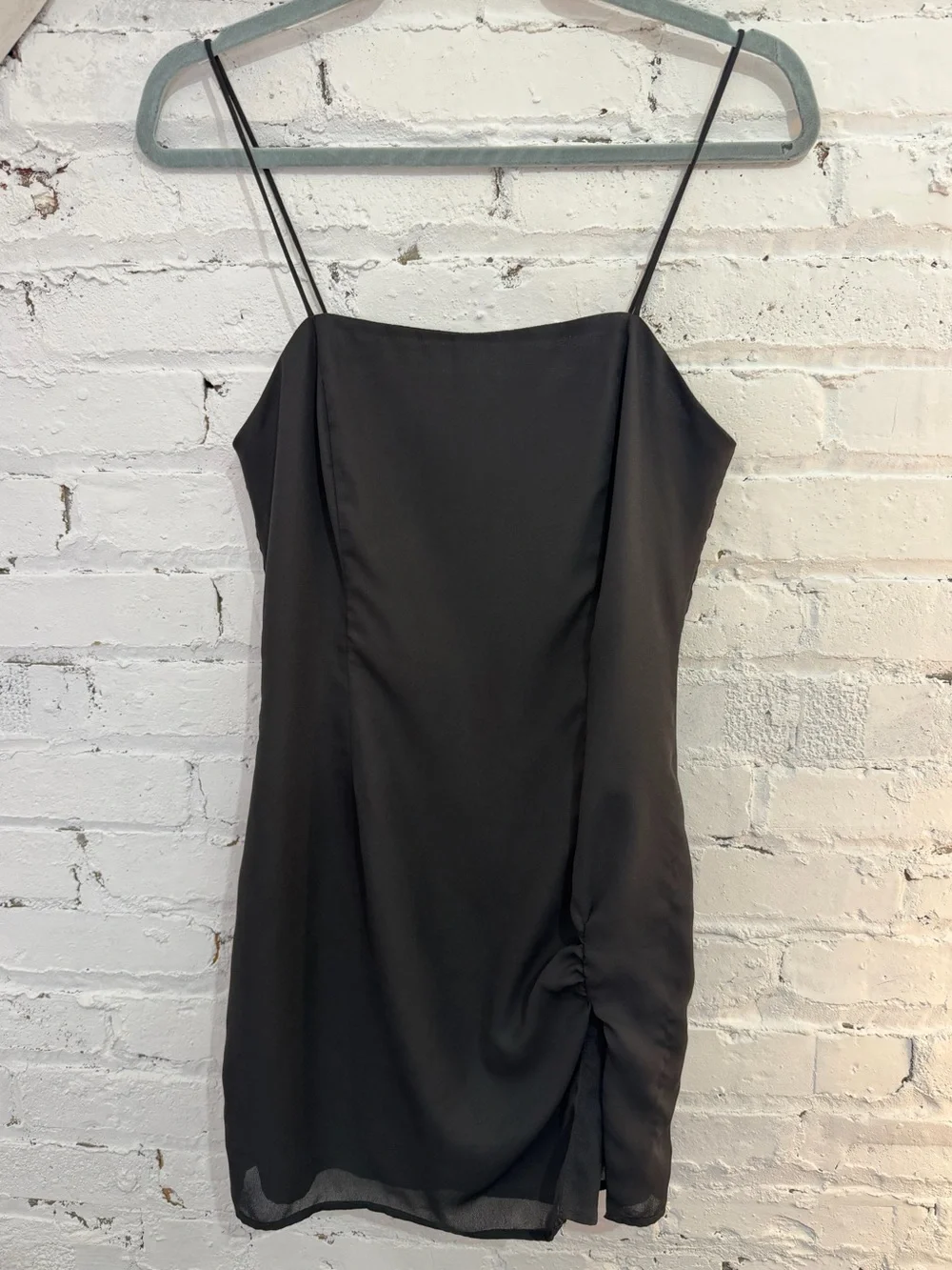 hot mini dress black Ascott Bow Slit Mini Dress Black main image 0